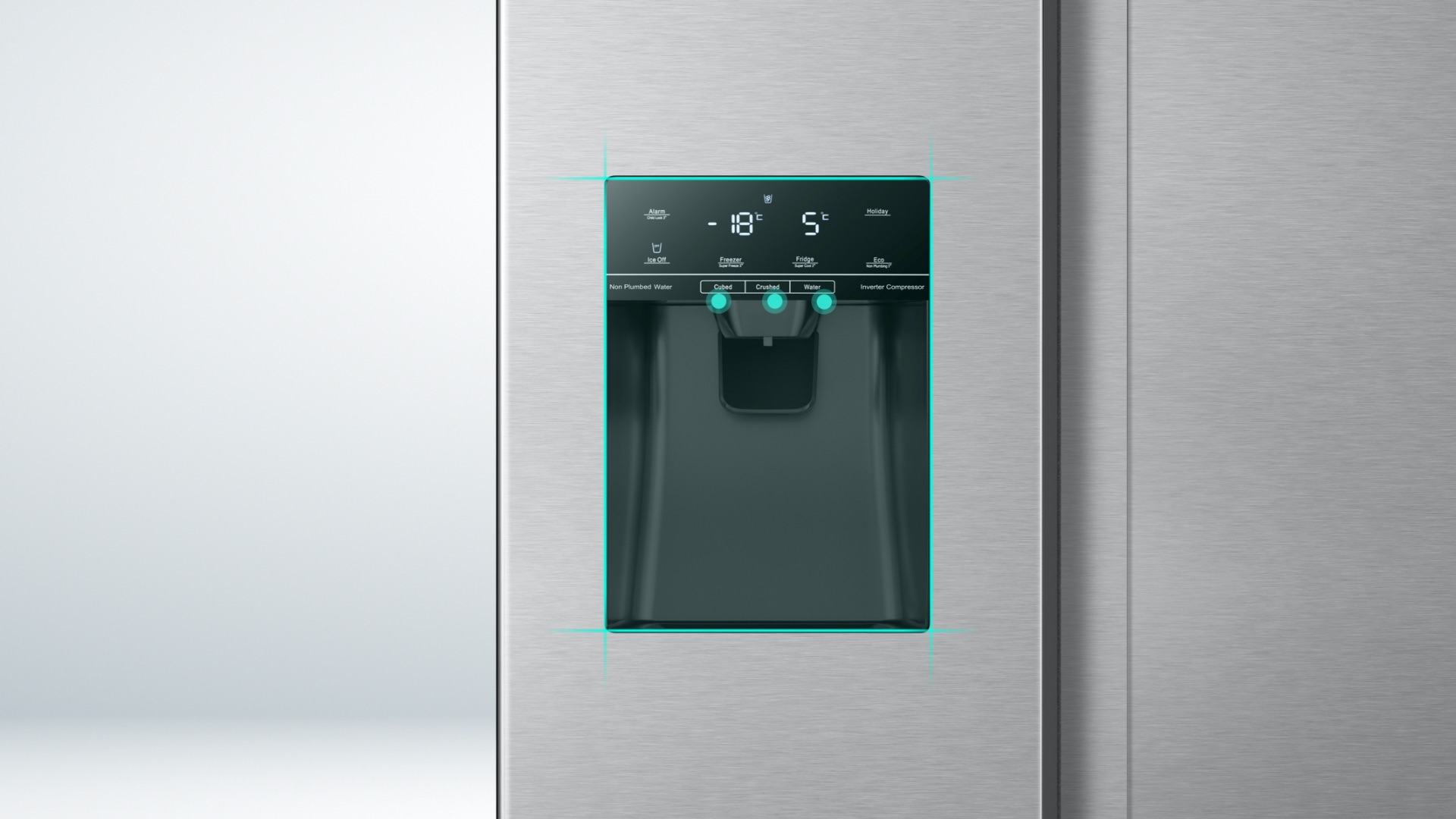 Hisense BCD535W Ice & Water Dispenser feature image