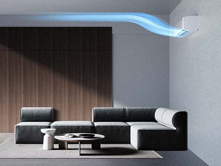 Hisense Easy Pure Split Air Conditioner - Ceiling Airflow - mobile