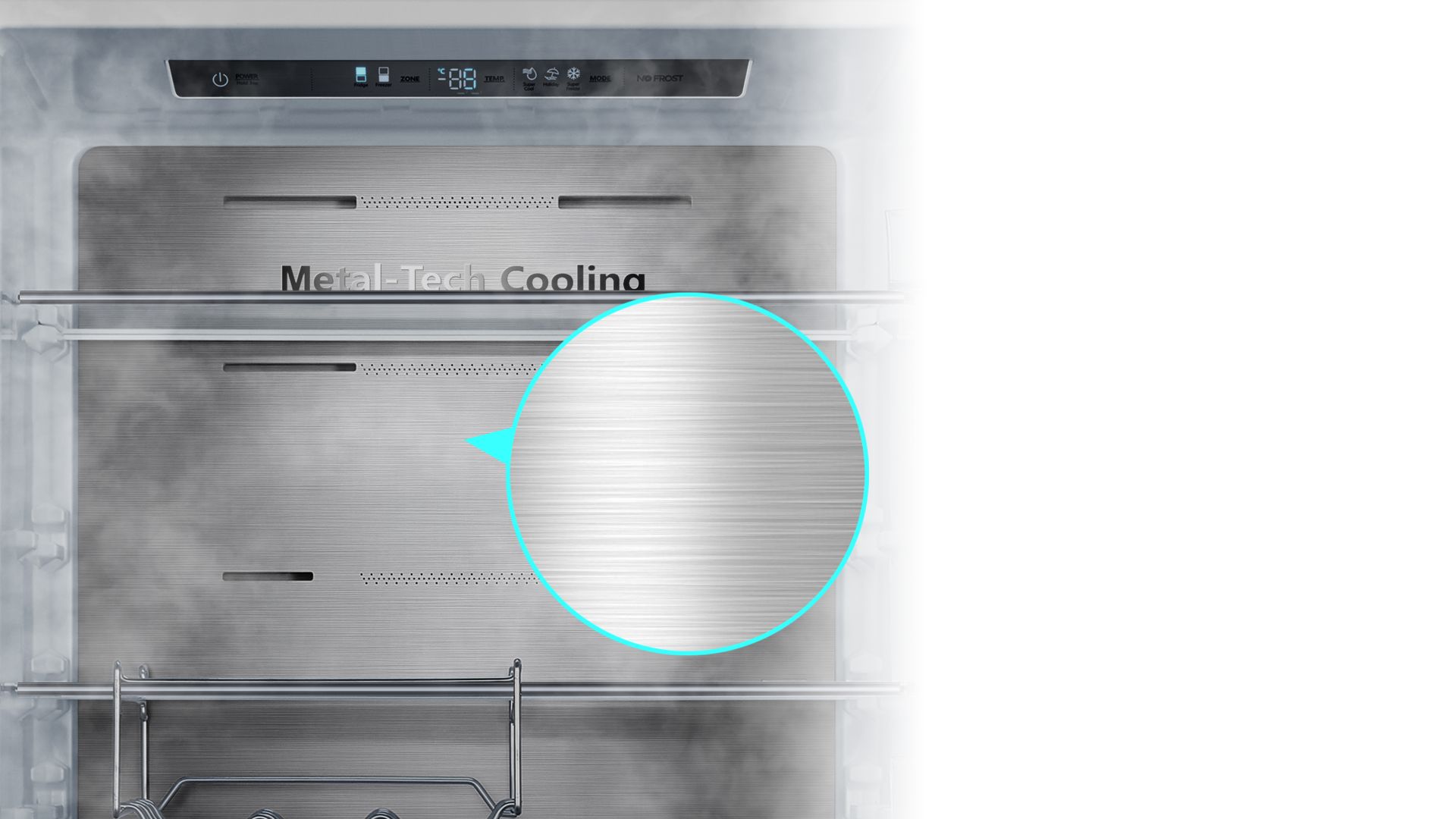 Hisense BCD-469W Refrigerator - Metal Cooling