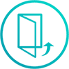 Hisense BCD535W Self-closing System feature icon