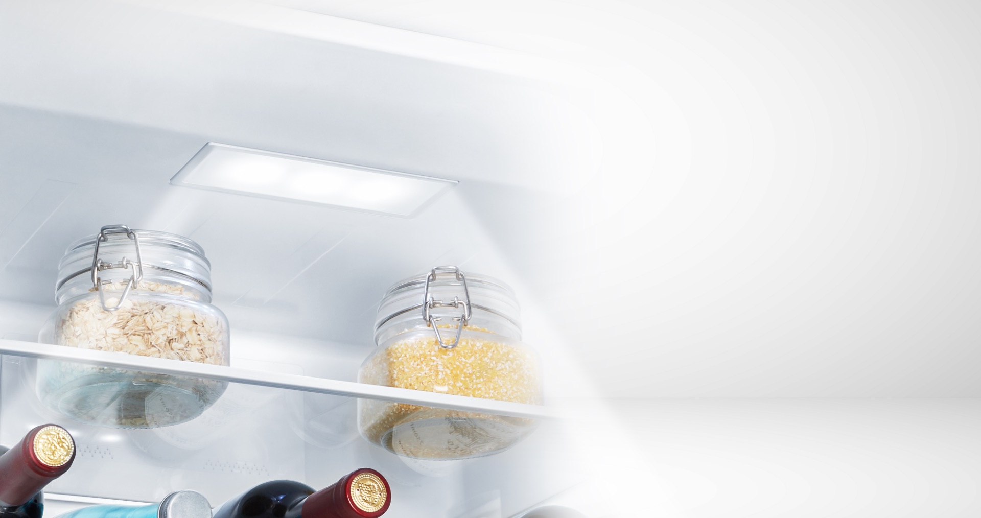 Hisense BCD-331W - Soft LED Lighting feature image