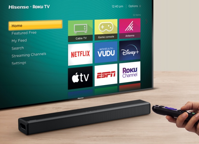 Hisense HS214 Soundbar - Roku TV Ready