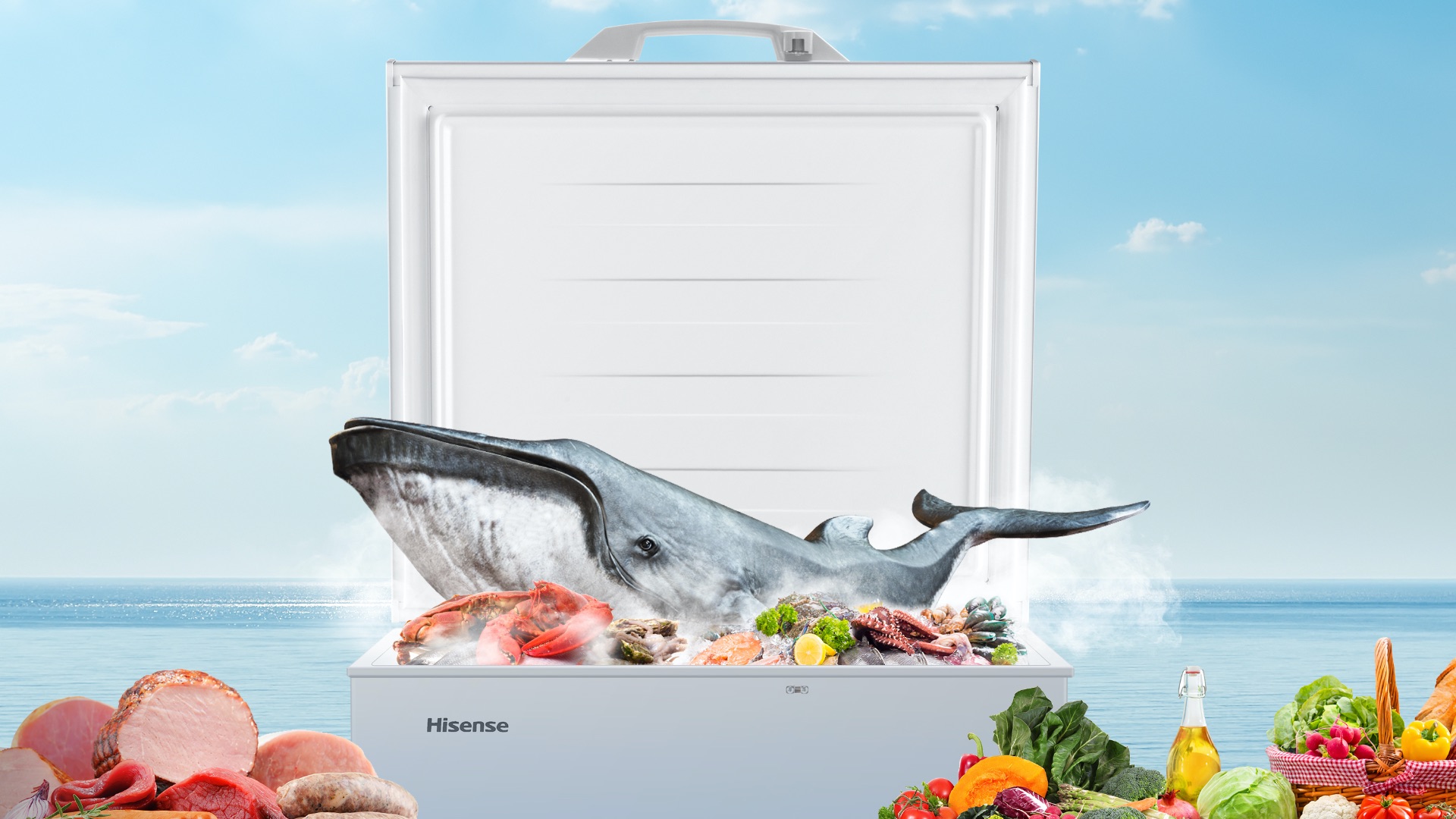 Hisense 142L Chest Freezer BD-144 - Big Capacity