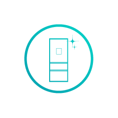 Hisense BCD-456W Refrigerator - Premium Flat Door Design Feature