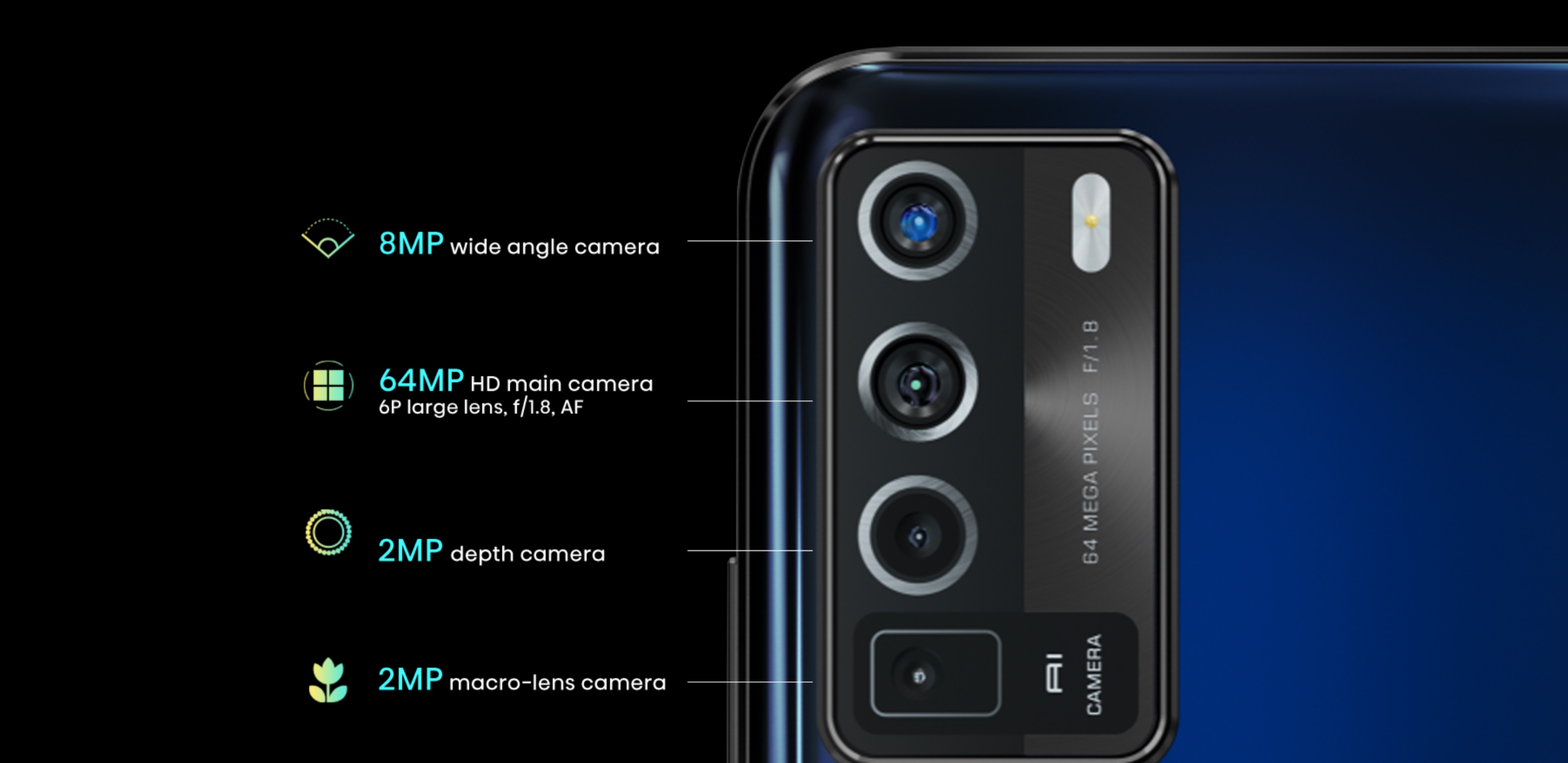 Hisense Infinity H50 - 64MP Quad Camera