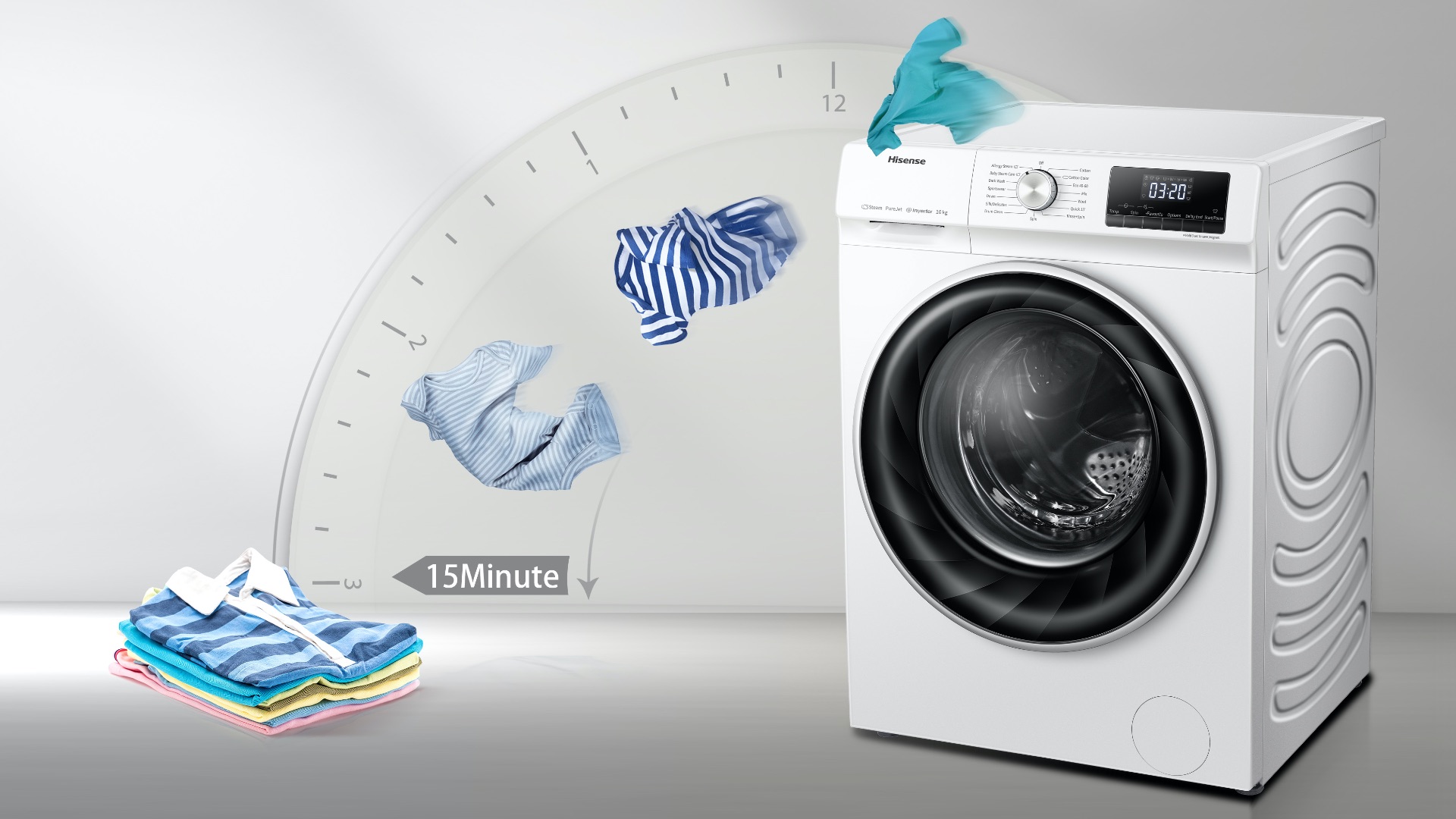 Hisense Washing Machine WFQY1014EVJM - Quick Wash