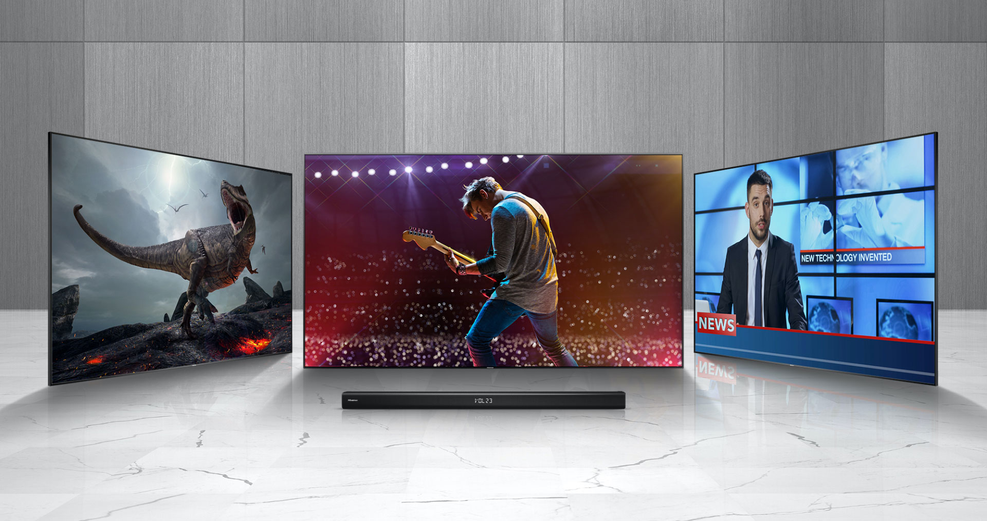 Hisense HS218 Soundbar - Multiple Audio Enhancements, Switch Freely