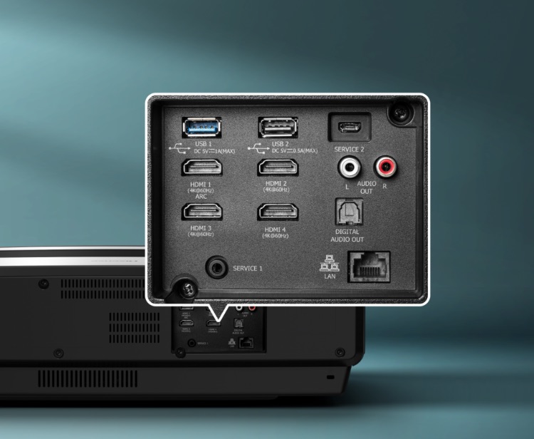 Hisense 100L5 - Connectivity