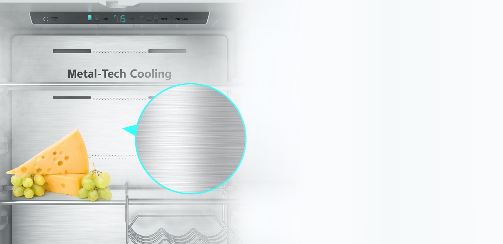 Hisense BCD-454W - Metal Cooling feature image