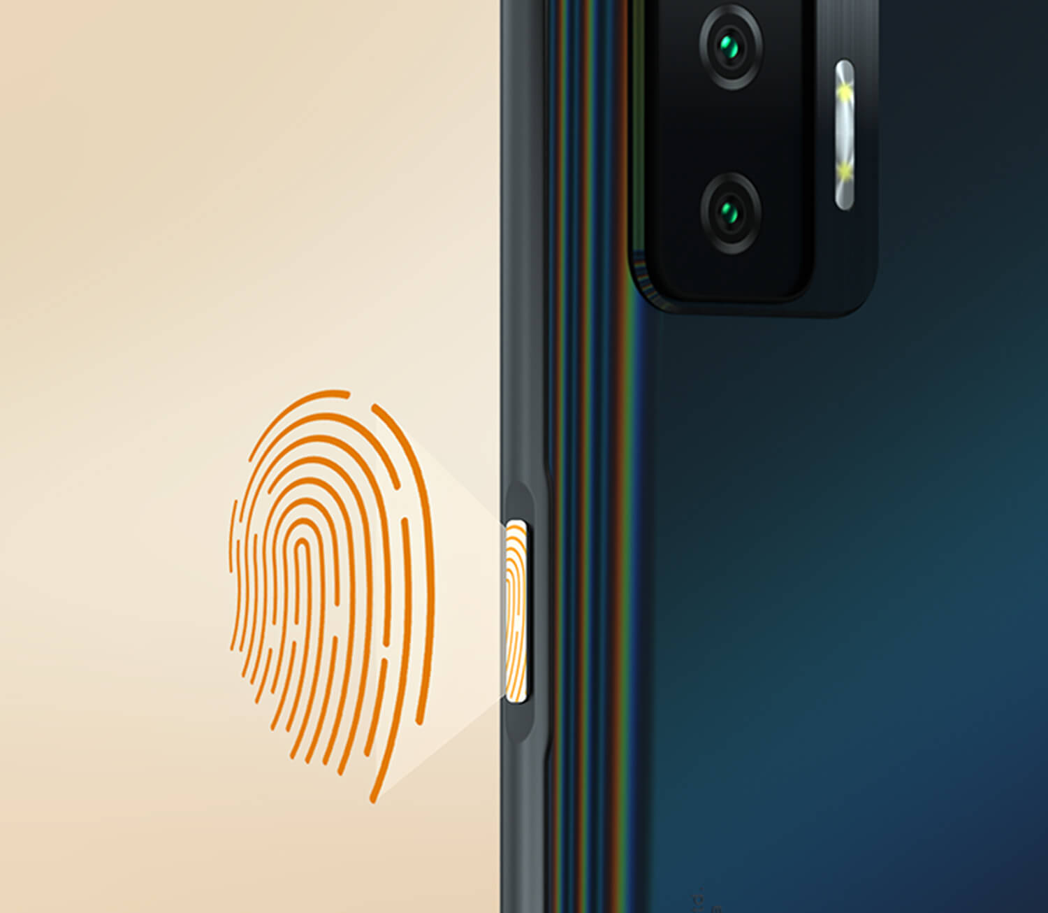 HISENSE INFINITY H50S 5G - Side-Mounted  Fingerprint Sensor