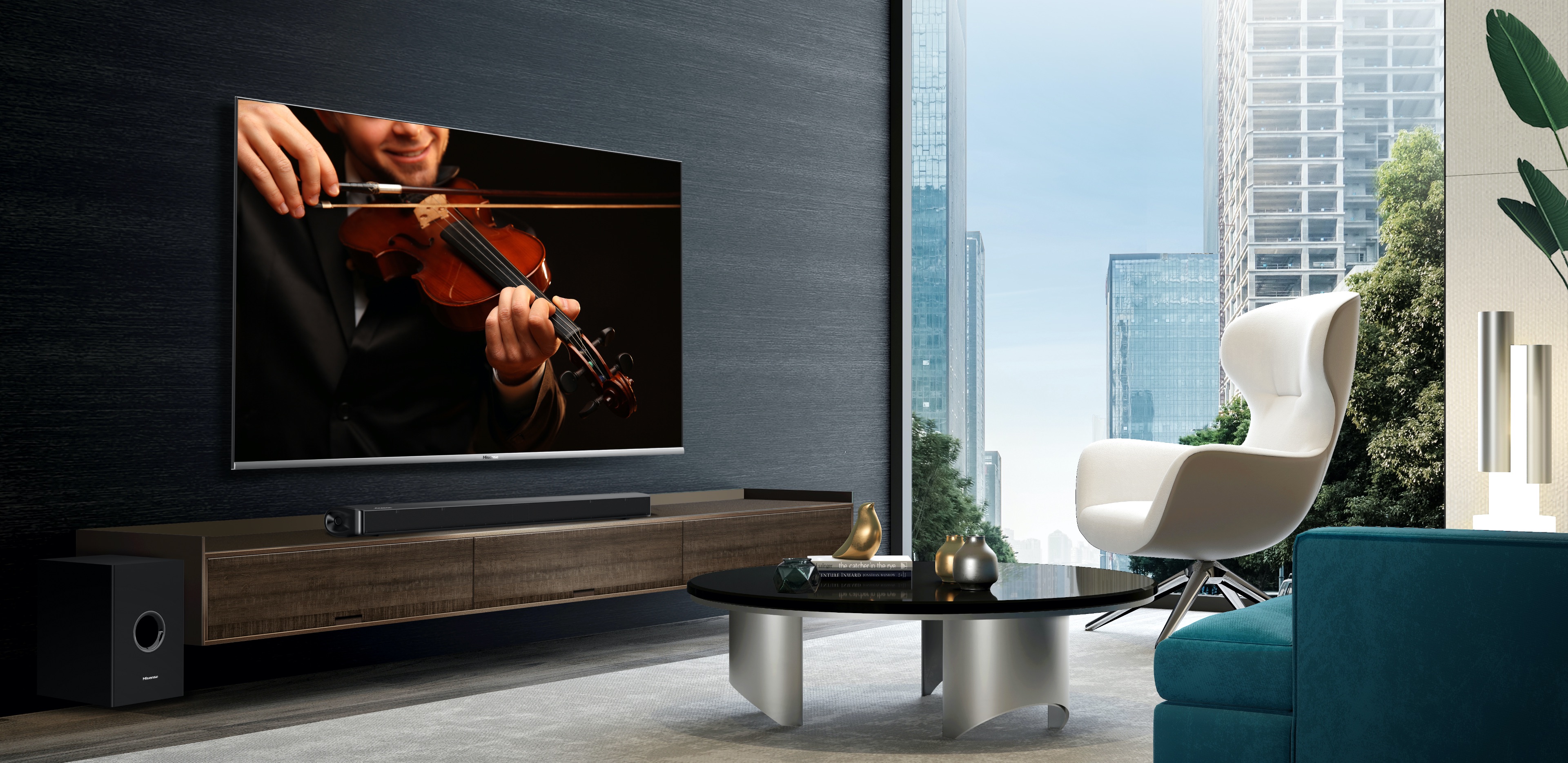 Hisense HS219 Soundbar - Soundbar Lifestyle Image