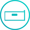 Hisense BCD-331W - Easy open drawer feature icon