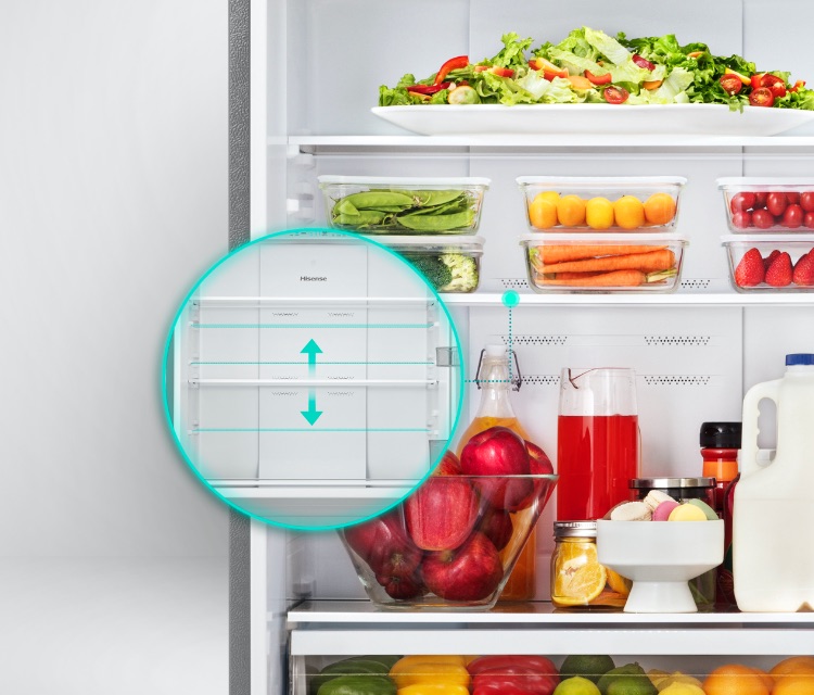 Hisense BCD-450W Adjustable Shelf feature image - mobile